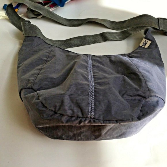 MEC Ella Tote Bag Purple & Grey Cross Body Water B - Picture 4 of 7